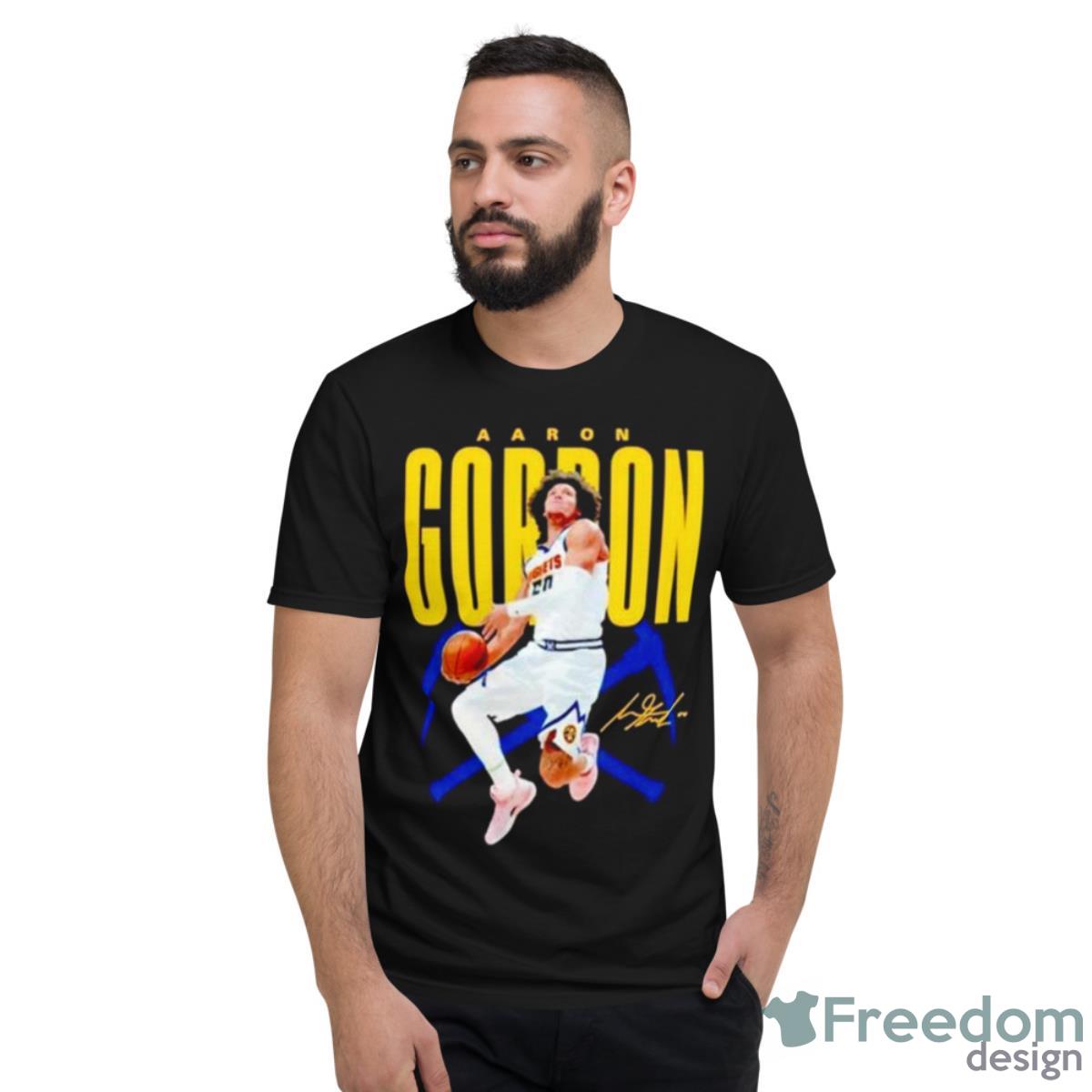 Aaron Gordon Denver Nuggets Basketball Signature Shirt - Short Sleeve T-Shirt