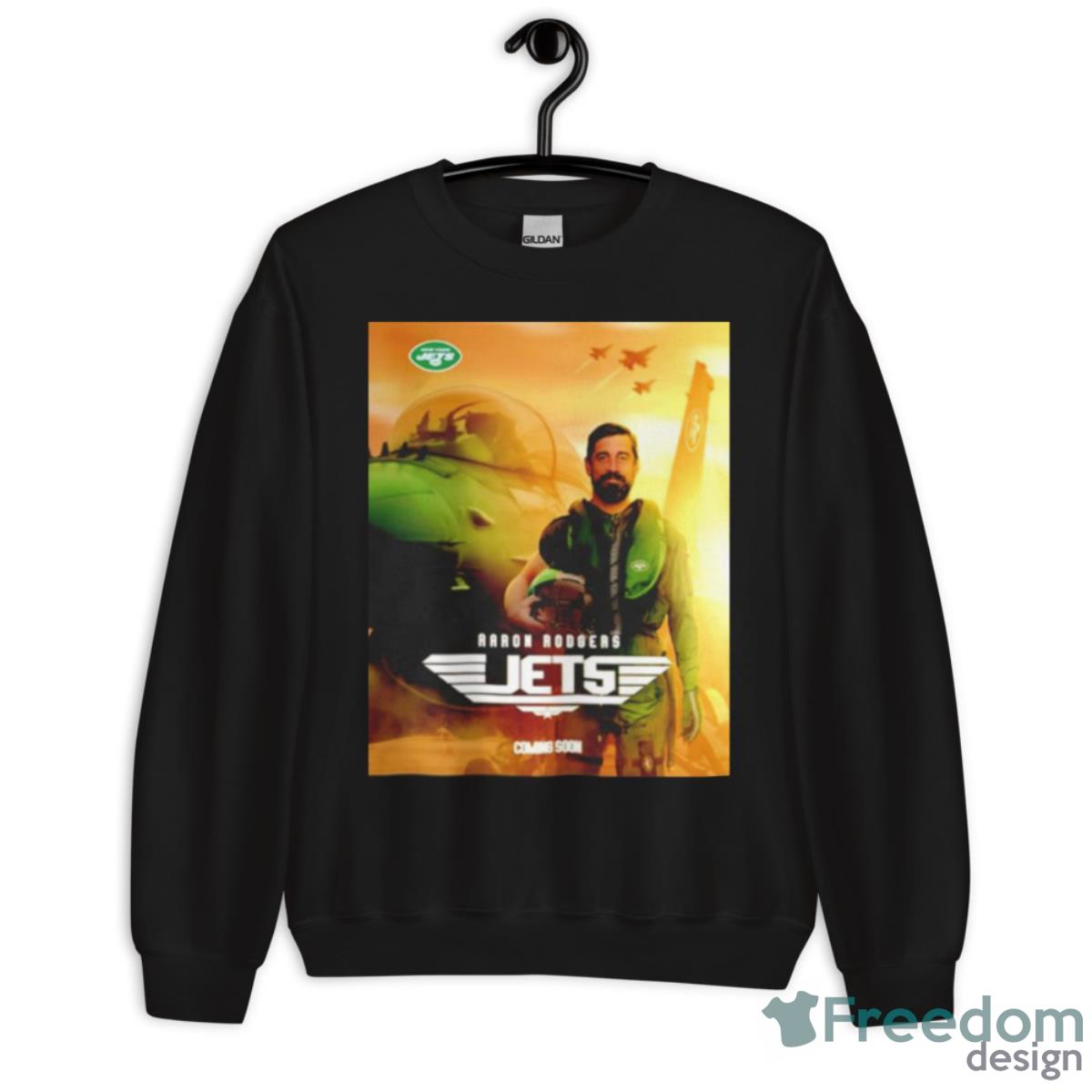 Aaron Rodgers Coming Soon New York Jets Shirt - Unisex Crewneck Sweatshirt