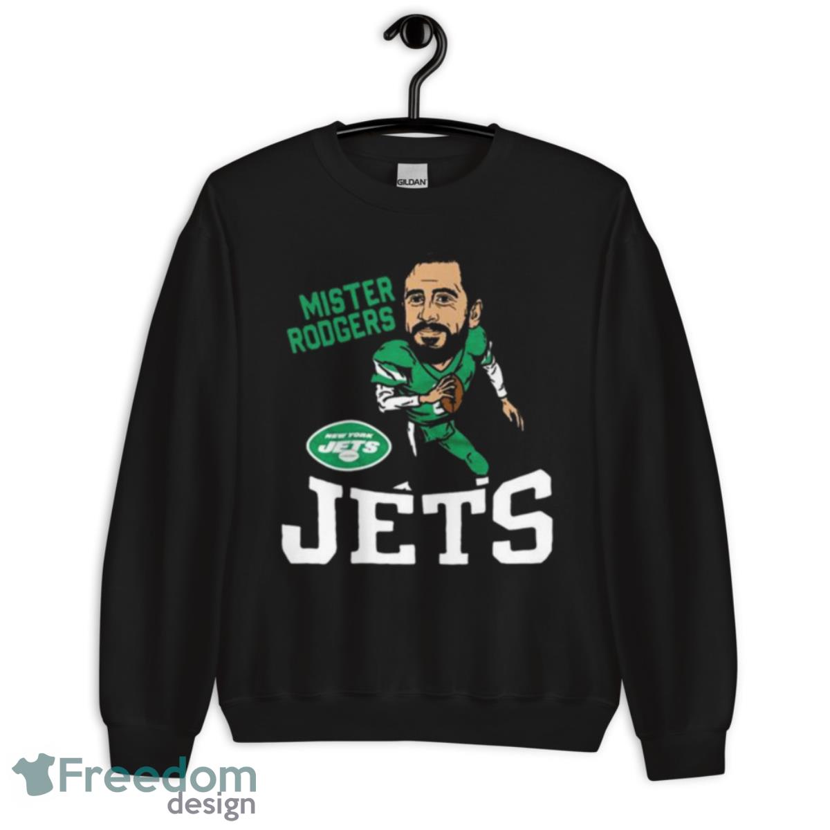 Aaron Rodgers New York Jets Homage Caricature Shirt - Unisex Crewneck Sweatshirt