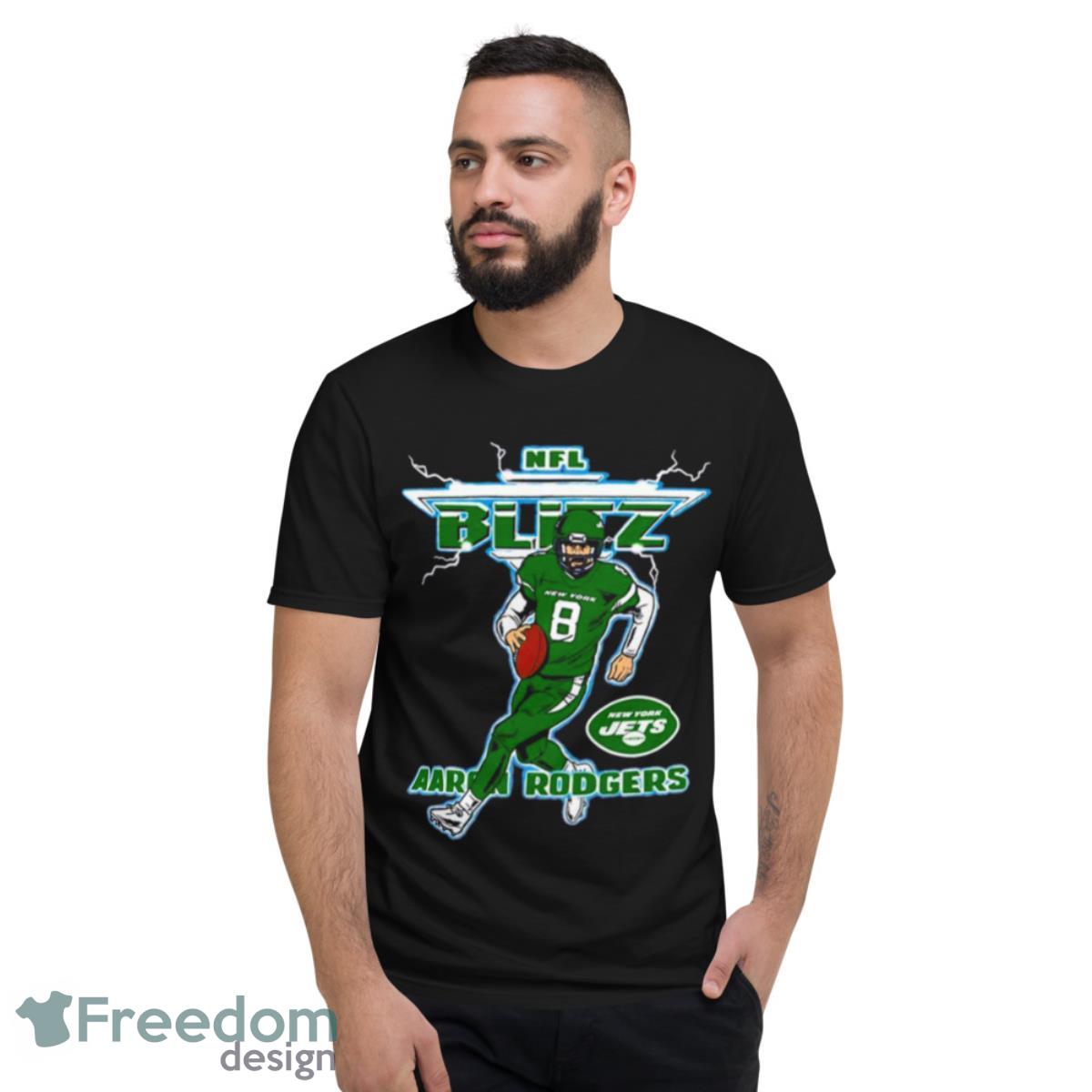 Aaron Rodgers New York Jets Homage Caricature T-Shirt - Green