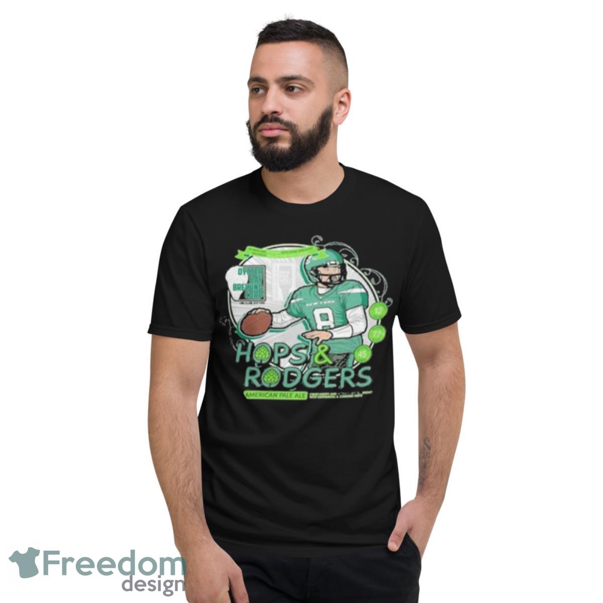 Aaron Rodgers NY Jets Fake Craft Beer Shirt - Short Sleeve T-Shirt