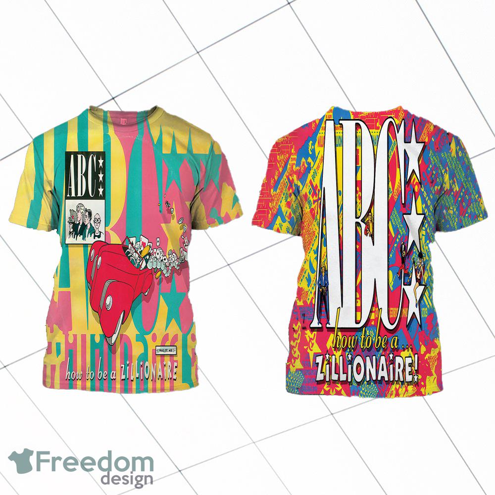 ABC How to Be a Zillionaire Album 3d design print for mens womens 3D T shirt - ABC How to Be a Zillionaire Album 3d t-shirt