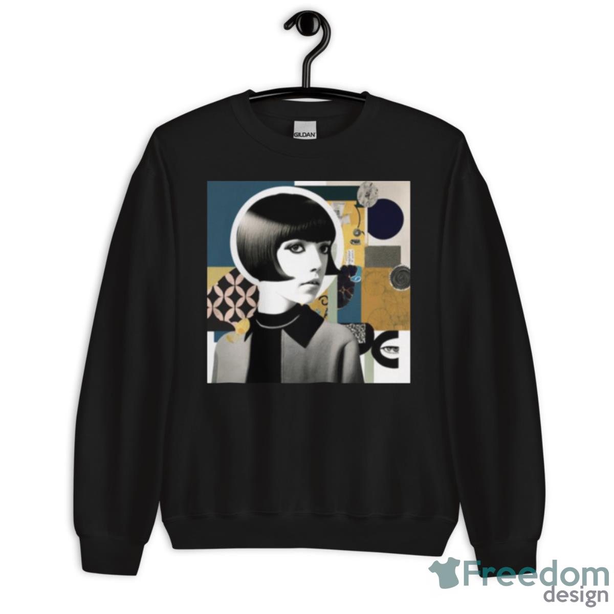 Abstract Collage Mary Quant Shirt - Unisex Crewneck Sweatshirt