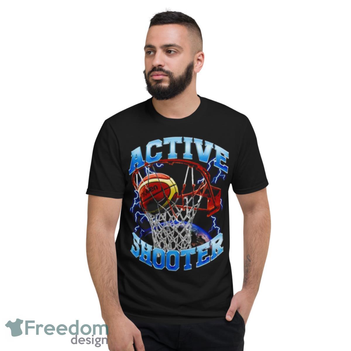 Active Shooter Basketball T Shirt - Short Sleeve T-Shirt