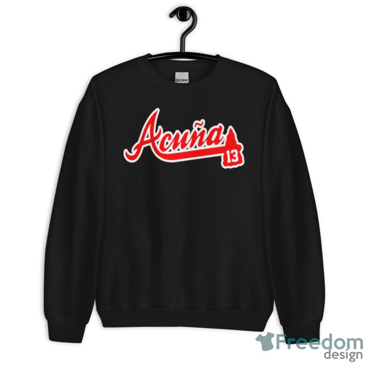 Acuna Jr. 13 Atlanta Braves Shirt - Unisex Crewneck Sweatshirt