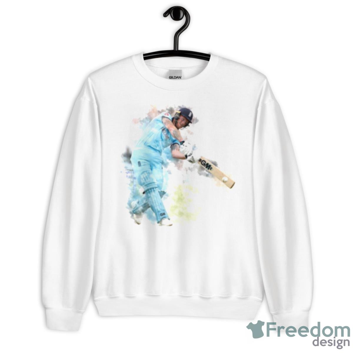 Aesthetic Design Cricket Ben Stokes Shirt - Unisex Heavy Blend Crewneck Sweatshirt