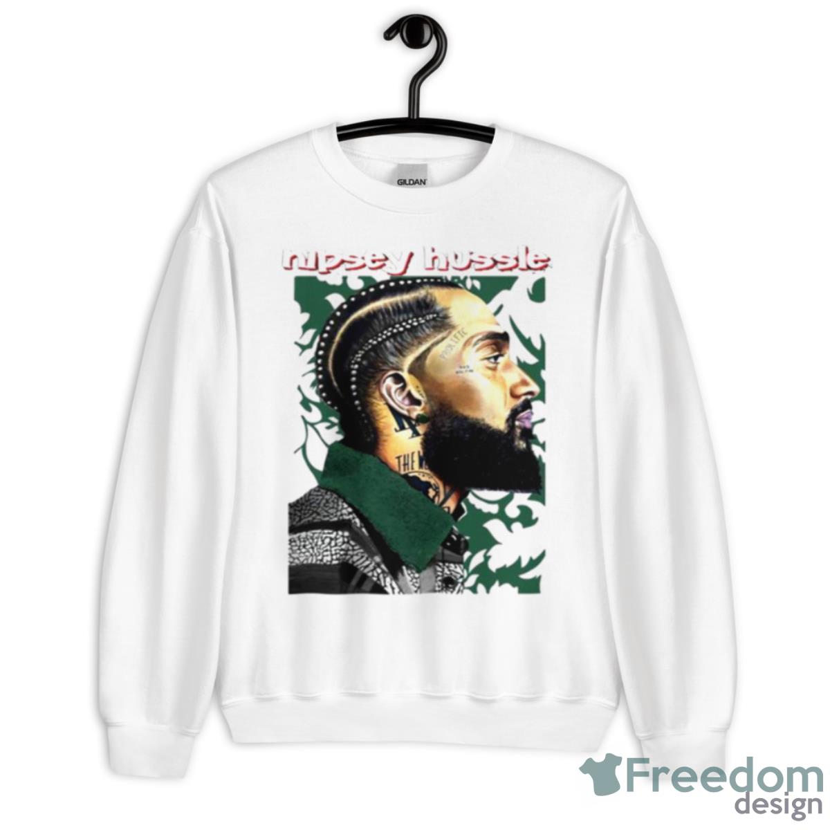 Airmiess Joseph Asghedom Nipsey Hussle Music Shirt - Unisex Heavy Blend Crewneck Sweatshirt