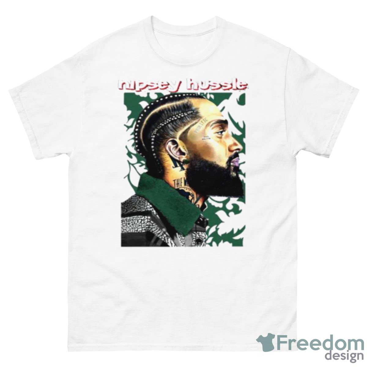 Airmiess Joseph Asghedom Nipsey Hussle Music Shirt - 500 Men’s Classic Tee Gildan