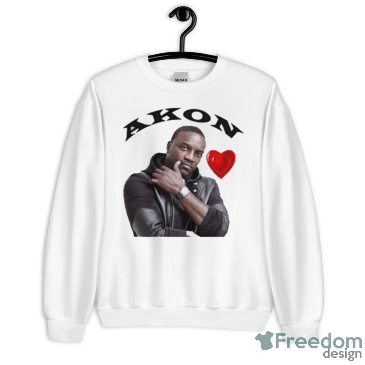 Akon Love Rap Music Shirt - Unisex Heavy Blend Crewneck Sweatshirt