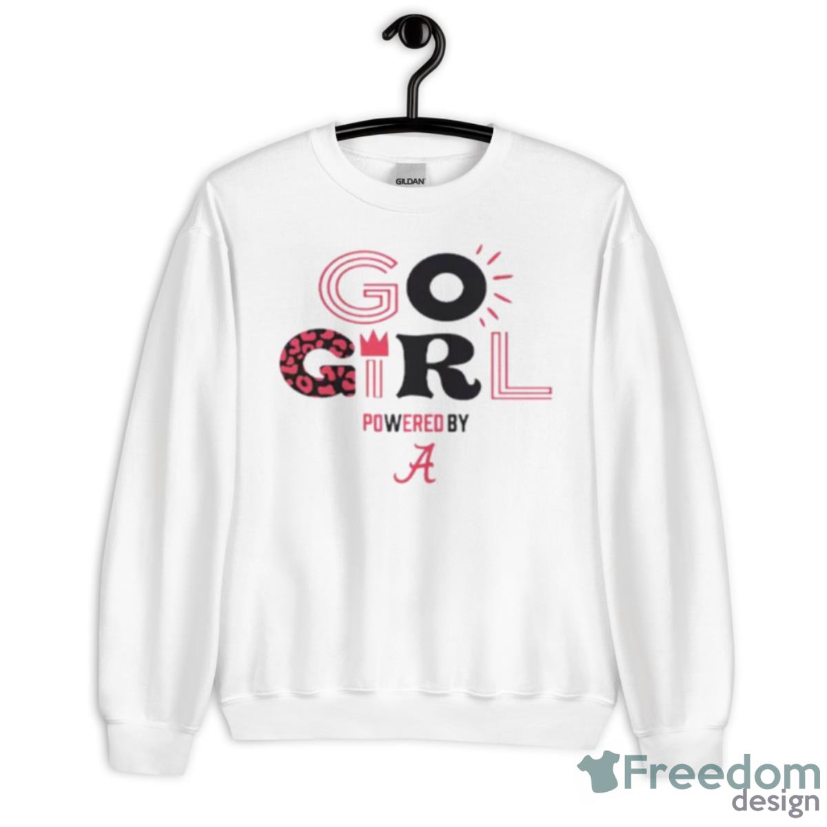 Alabama Crimson Tide Gameday PoweredBy Go Girl Shirt - Unisex Heavy Blend Crewneck Sweatshirt