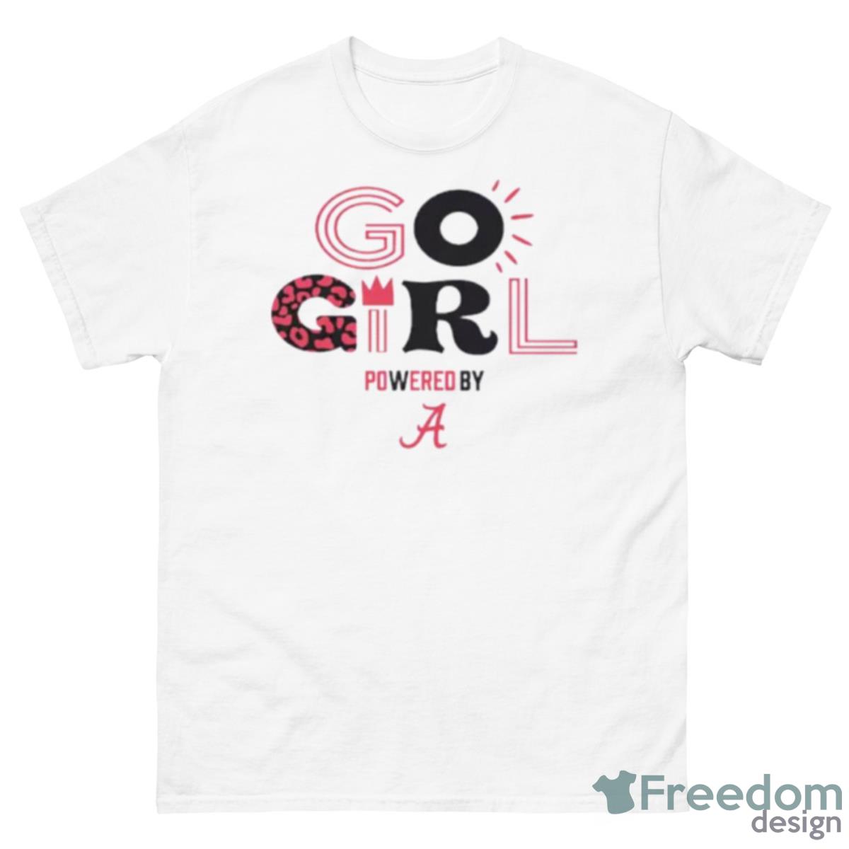 Alabama Crimson Tide Gameday PoweredBy Go Girl Shirt - 500 Men’s Classic Tee Gildan