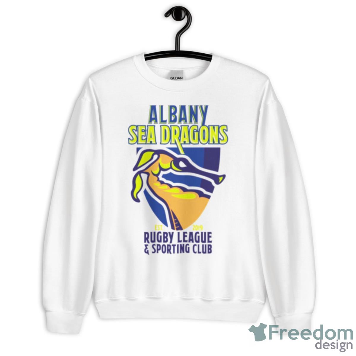 Albany Sea Dragons Rugby Logo Shirt - Unisex Heavy Blend Crewneck Sweatshirt