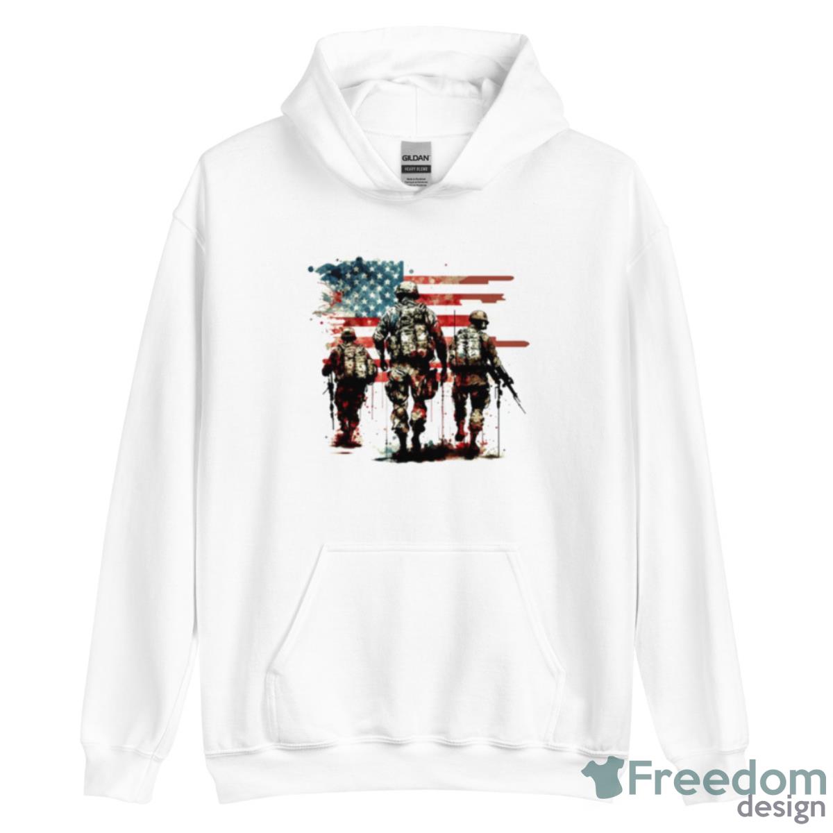 American Soldiers Seal Team Shirt - Unisex Heavy Blend Hooded Sweatshirt