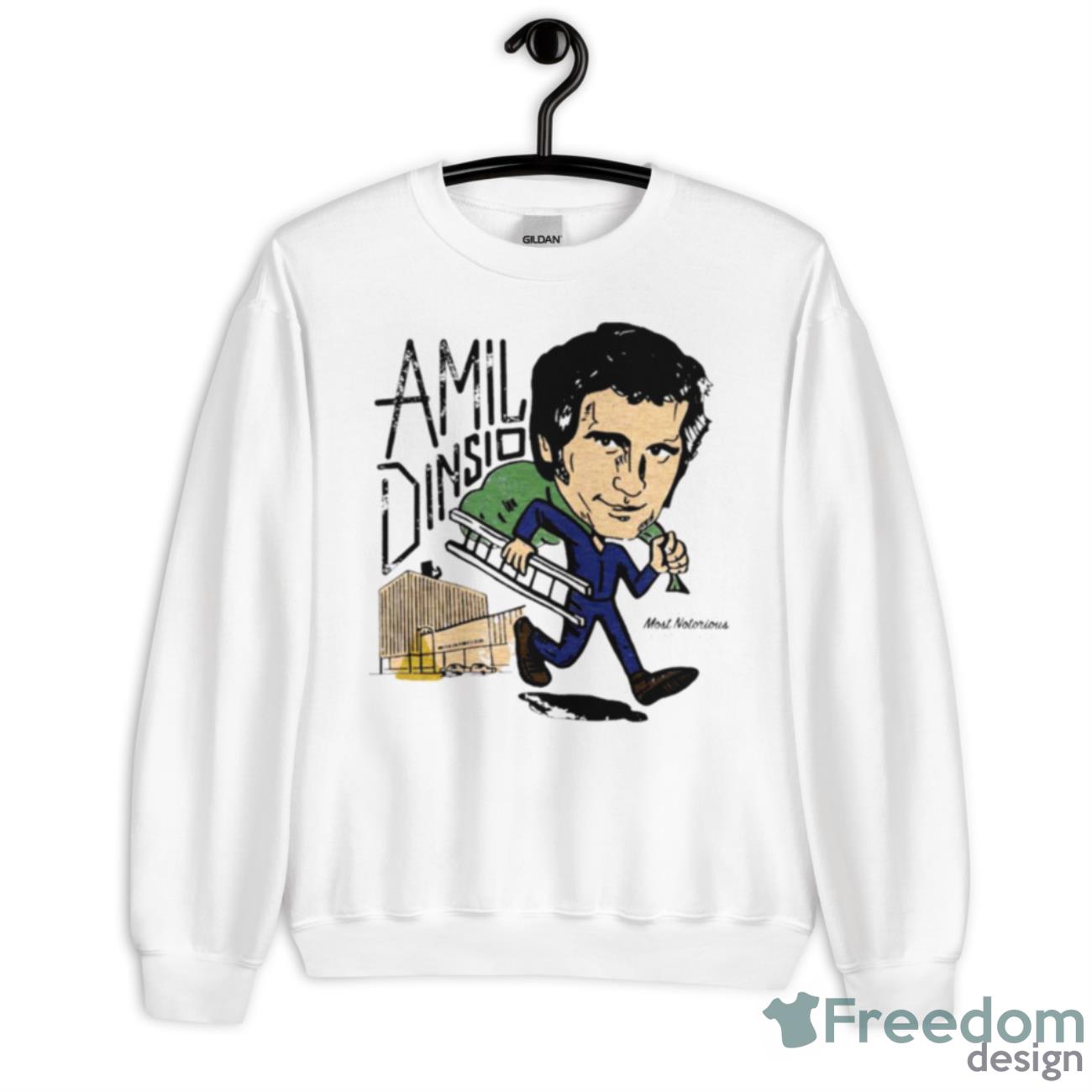 Amil Dinsio Ohio’s Most Notorious Bank Burglar Shirt - Unisex Heavy Blend Crewneck Sweatshirt