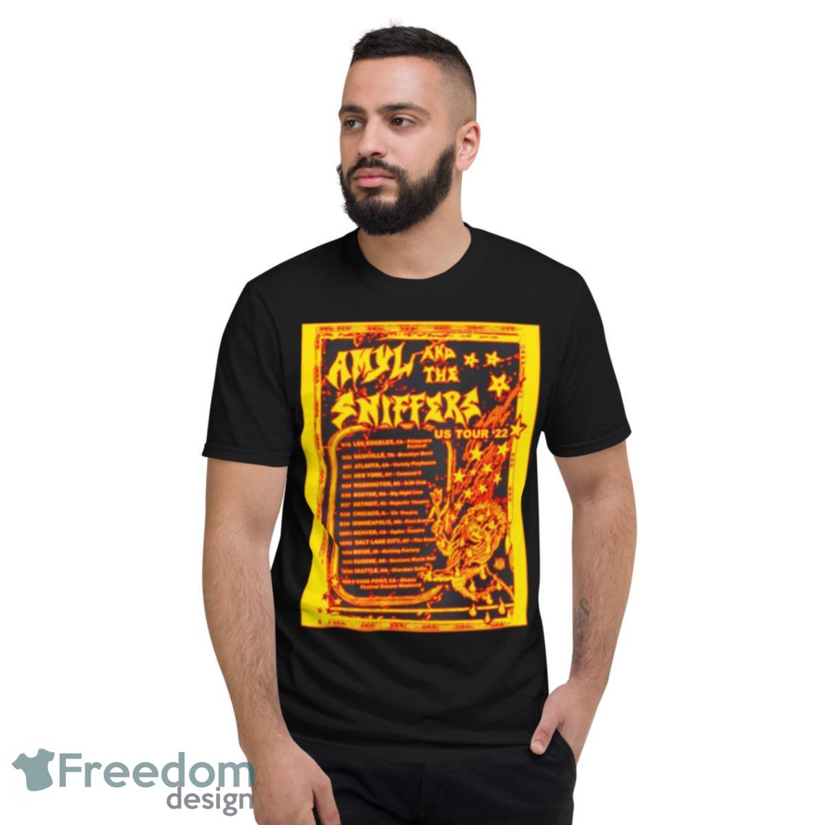 Amyl And The Sniffers Us Tour 2022 Shirt - Short Sleeve T-Shirt