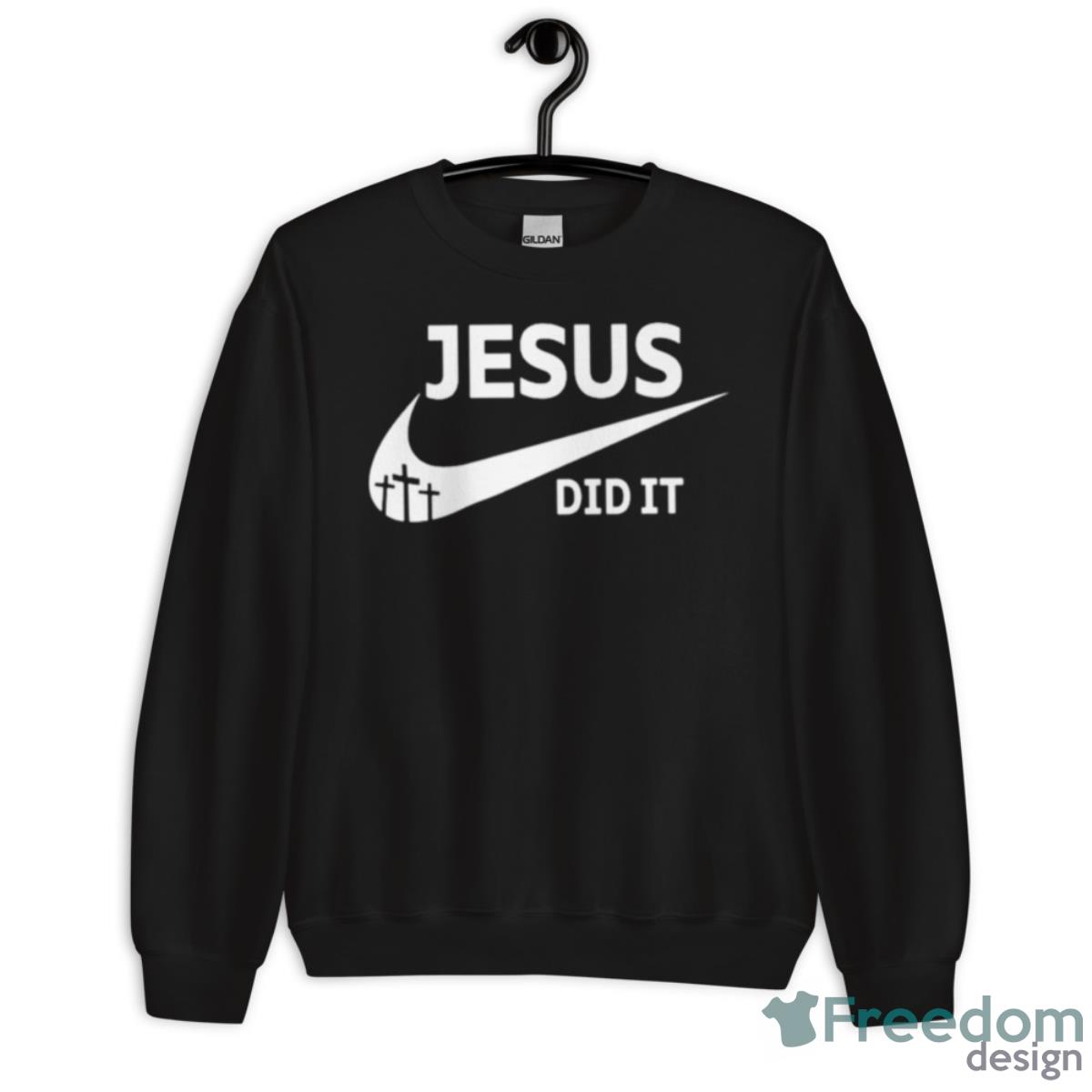 Andrew Prue Wearing Jesus Did It Shirt - Unisex Crewneck Sweatshirt