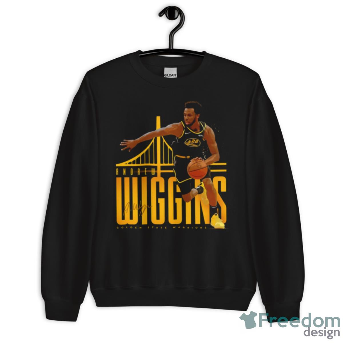 Andrew Wiggins Golden State Warriors Number 22 Basketball Sports Shirt - Unisex Crewneck Sweatshirt