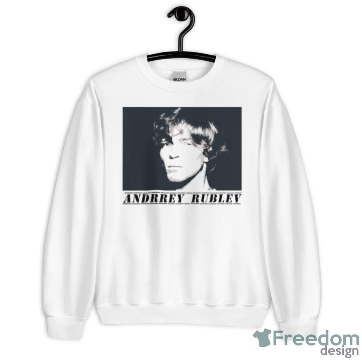 Andrey Rublev Aesthetic Portrait Tennis Shirt - Unisex Heavy Blend Crewneck Sweatshirt