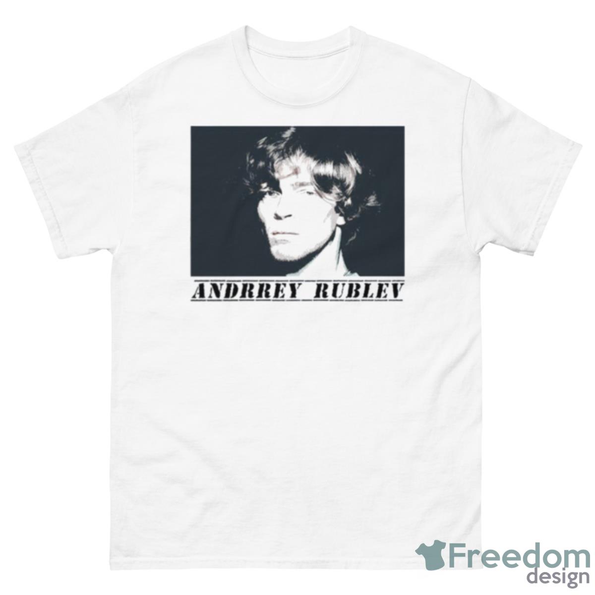 Andrey Rublev Aesthetic Portrait Tennis Shirt - 500 Men’s Classic Tee Gildan