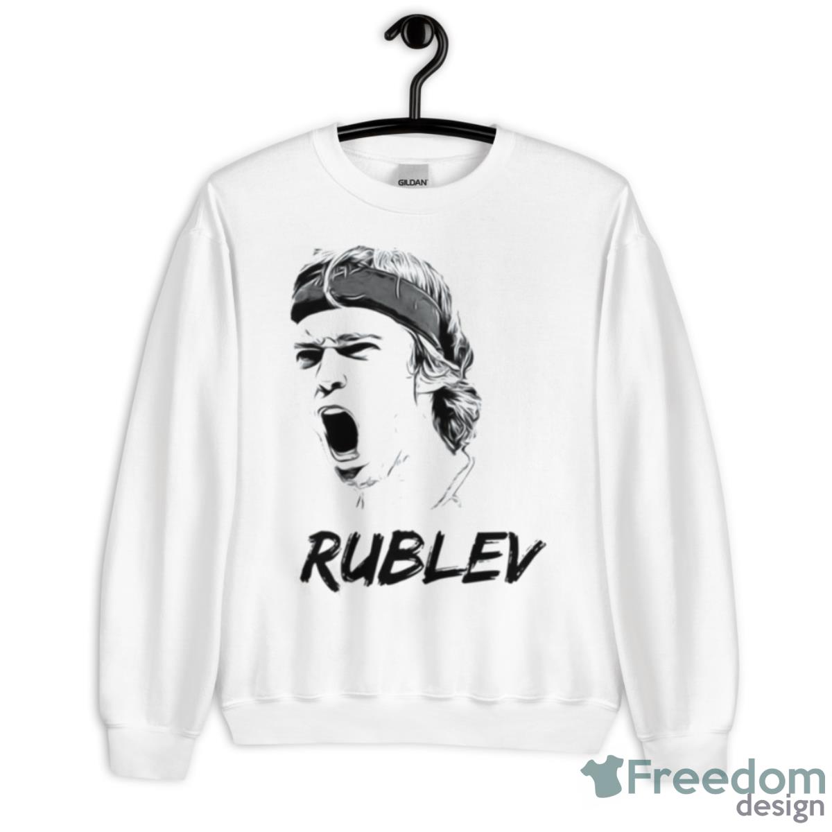 Angry Andrey Rublev Tennis Shirt - Unisex Heavy Blend Crewneck Sweatshirt