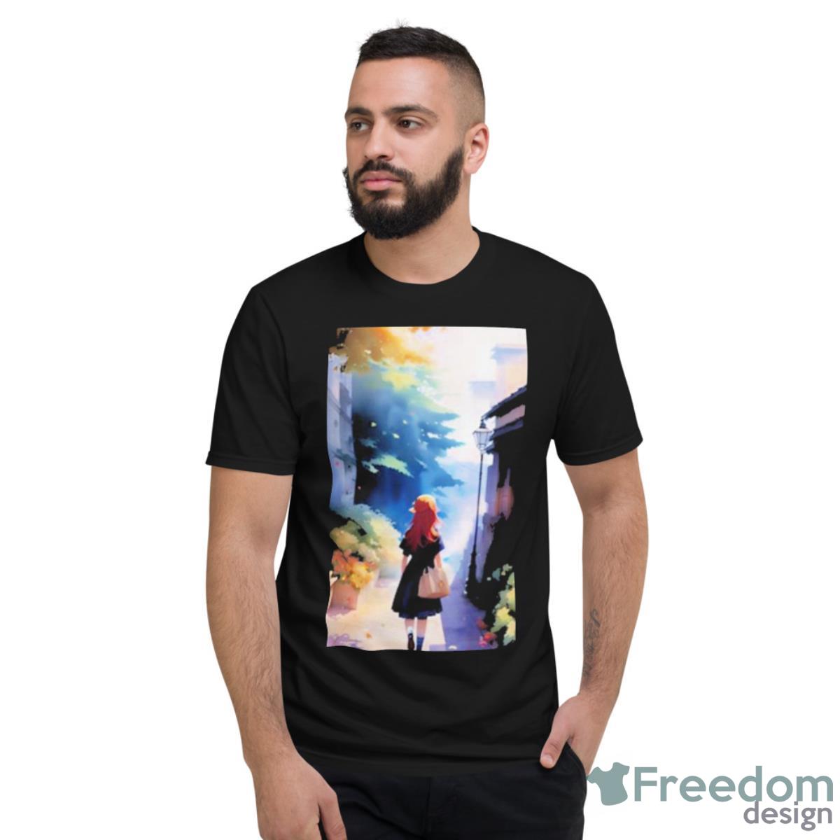 Anime Girl Forest Shirt - Short Sleeve T-Shirt