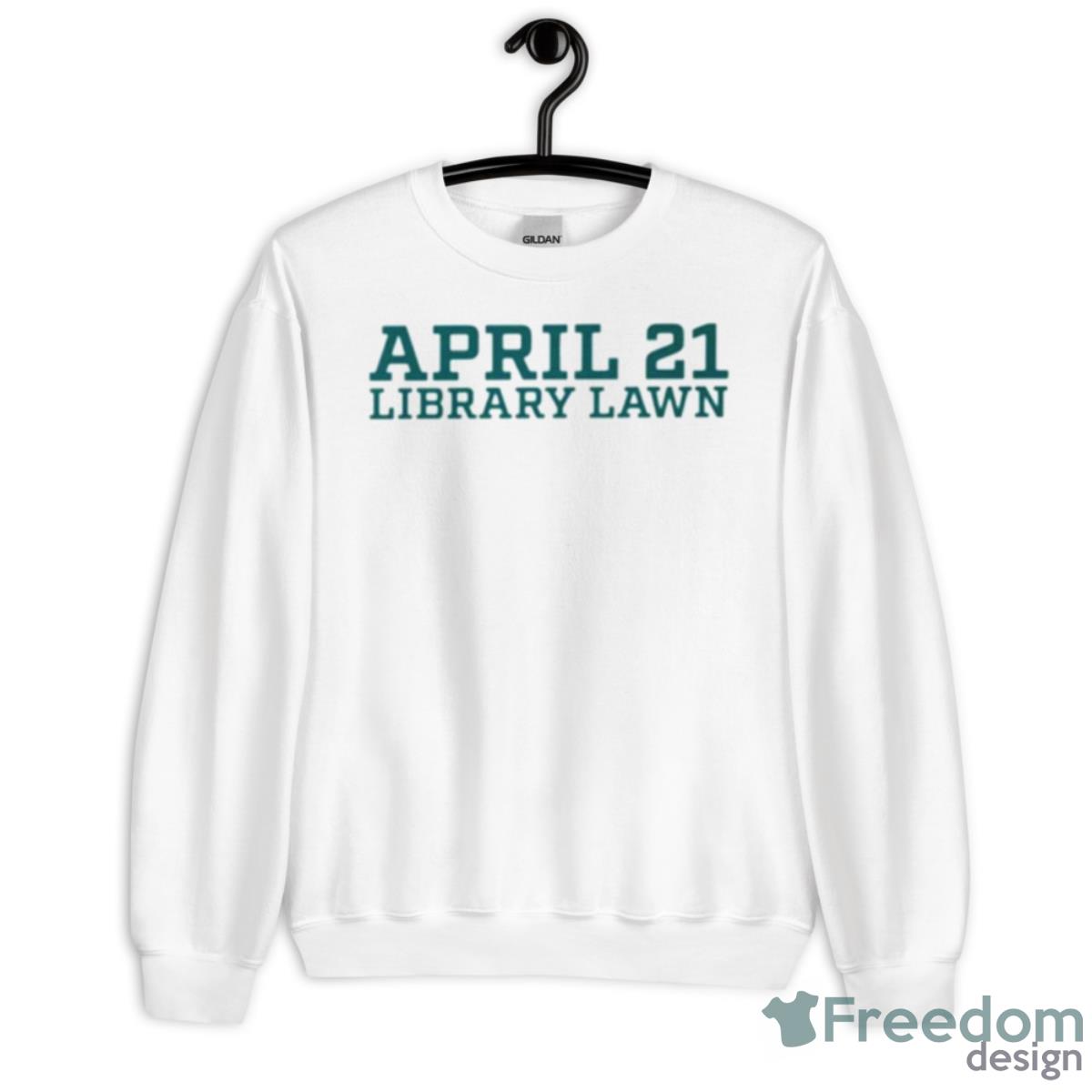 April 21 Library Lawn Shirt - Unisex Heavy Blend Crewneck Sweatshirt