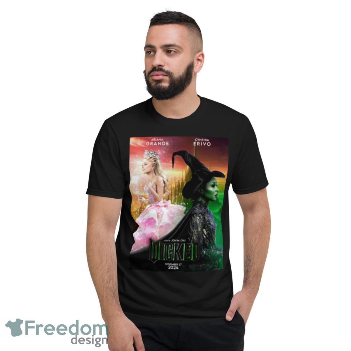 Ariana Grande And Cynthia Erivo Wicked 2024 Shirt - Short Sleeve T-Shirt