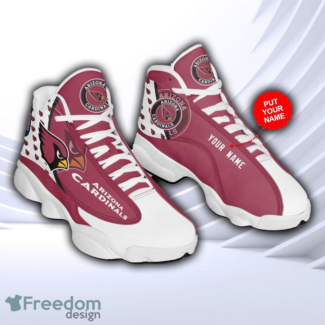 NFL Arizona Cardinals Custom Name Air Jordan 13 Shoes V1 –