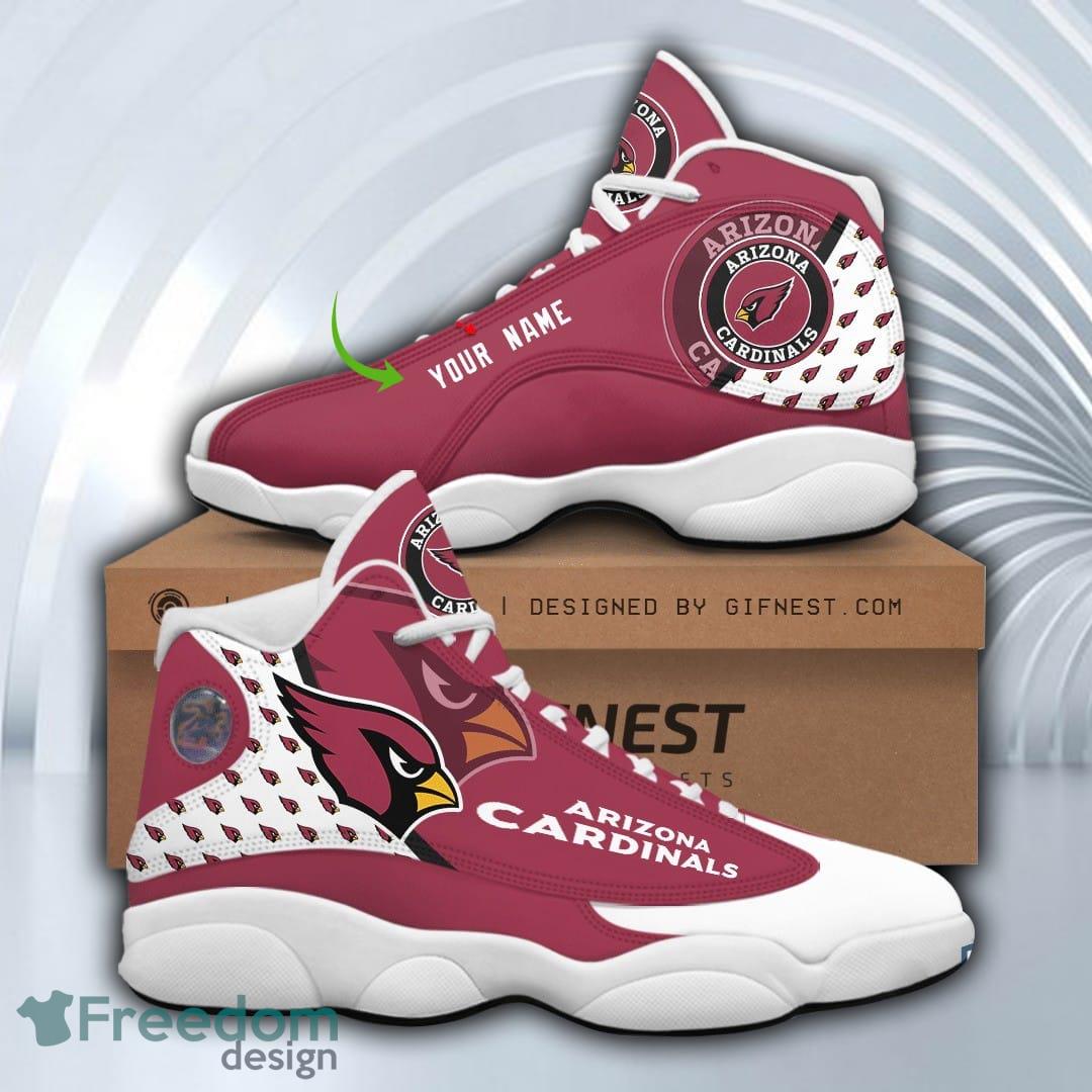 Personalized Arizona Cardinals Nfl Custom Air Jordan 13 Shoes