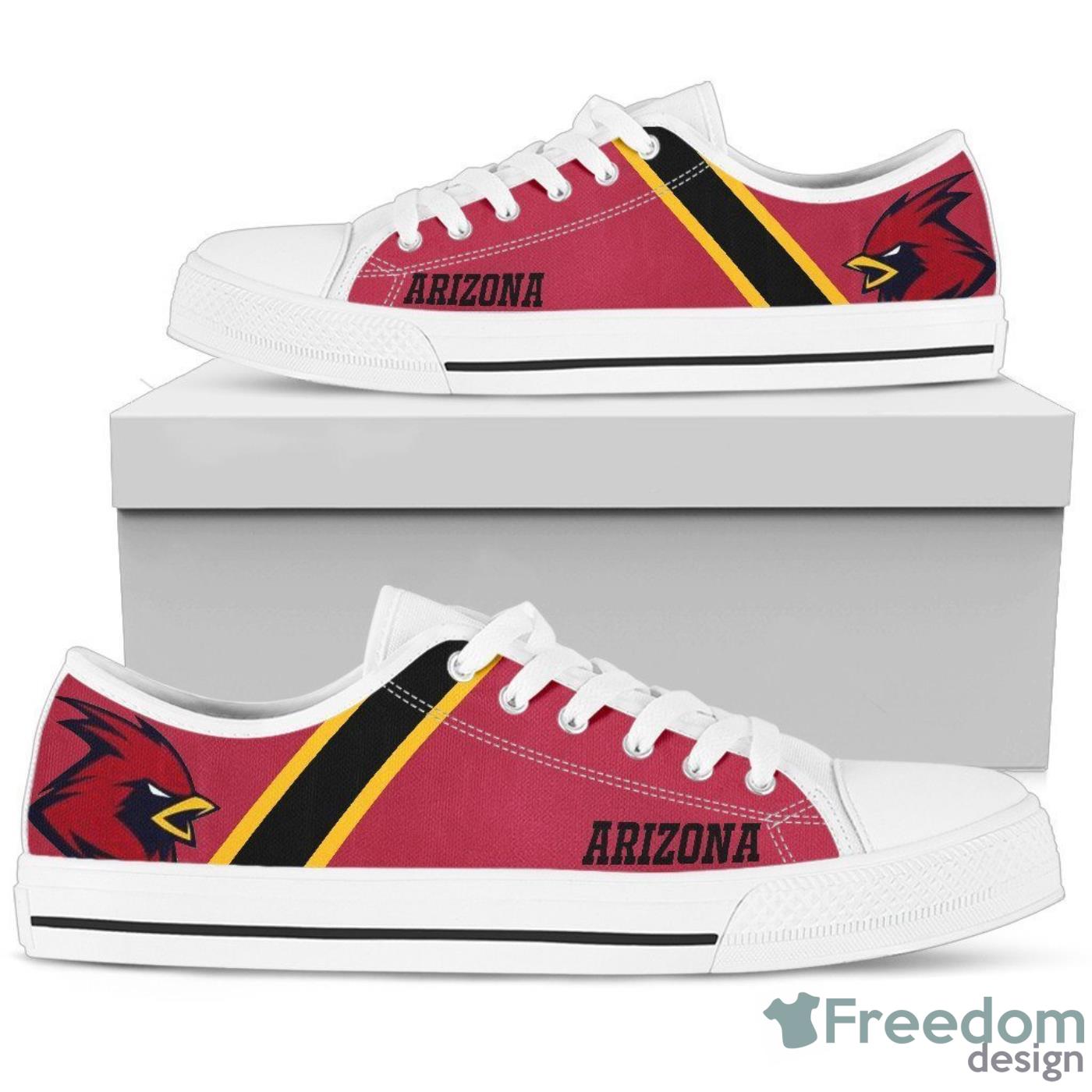 Arizona Cardinals Low Top Canvas Shoes For Men And Women Product Photo 2