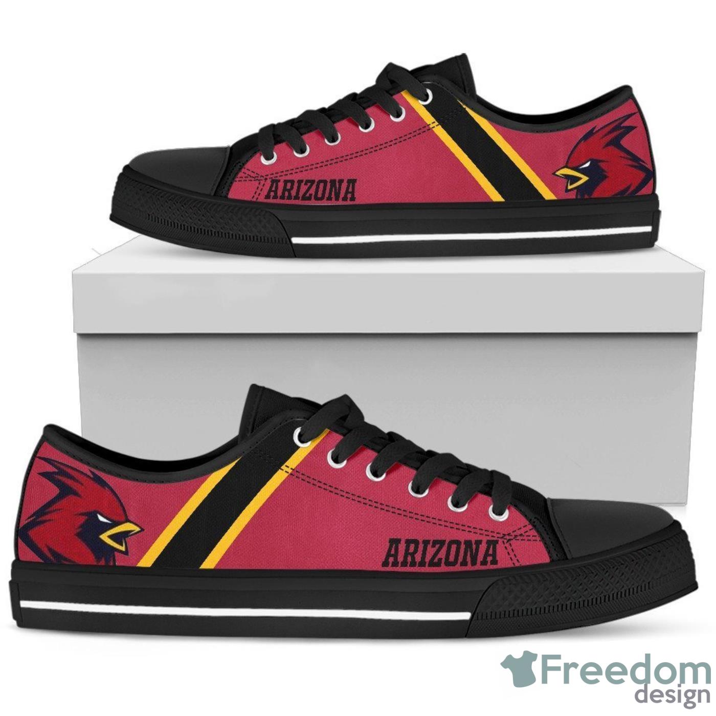 Arizona Cardinals Low Top Canvas Shoes For Men And Women Product Photo 1