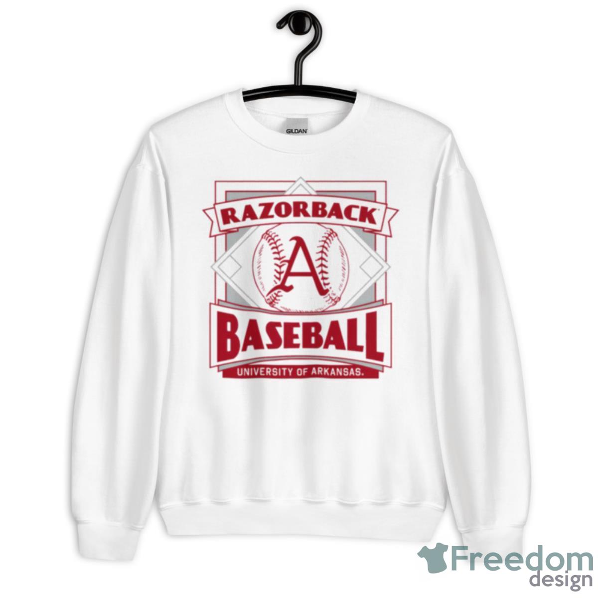 Arkansas Razorbacks University Of Arkansas Baseball Shirt - Unisex Heavy Blend Crewneck Sweatshirt