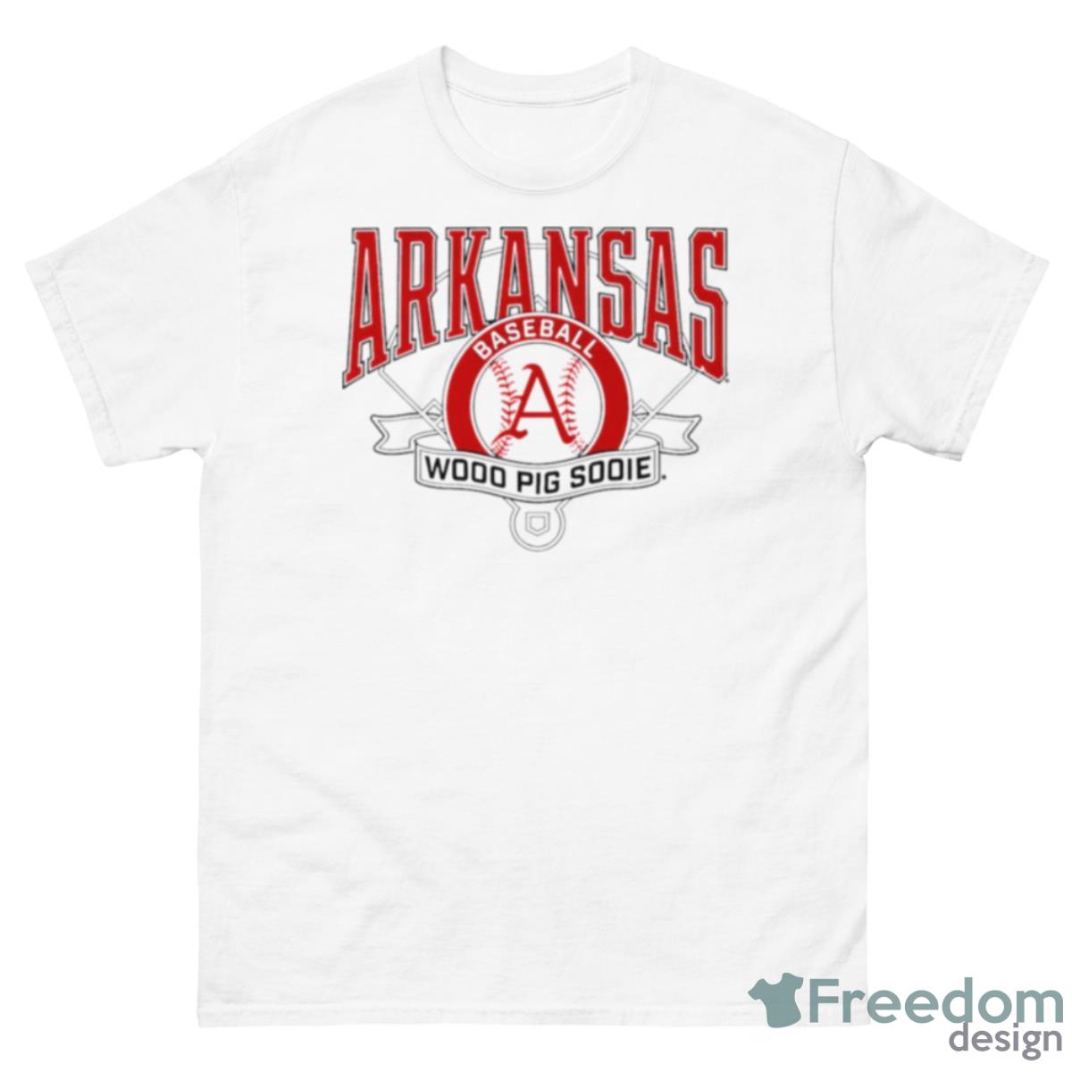 Arkansas Razorbacks Woo Pig Sooie Shirt - 500 Men’s Classic Tee Gildan