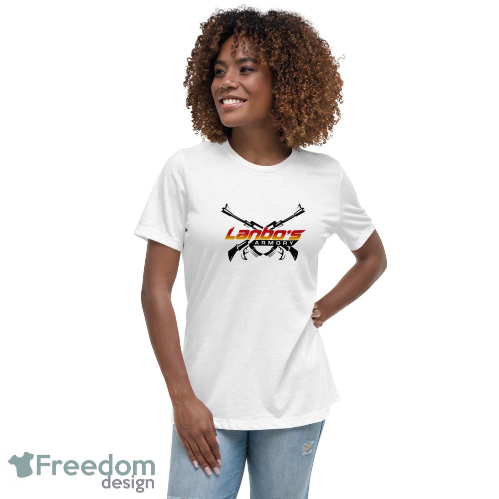 Armory Logo t shirt Lanbos Armory shirt - Womens Relaxed Short Sleeve Jersey Tee Armory Logo t shirt Lanbos Armory shirt - Womens Relaxed Short Sleeve Jersey Tee