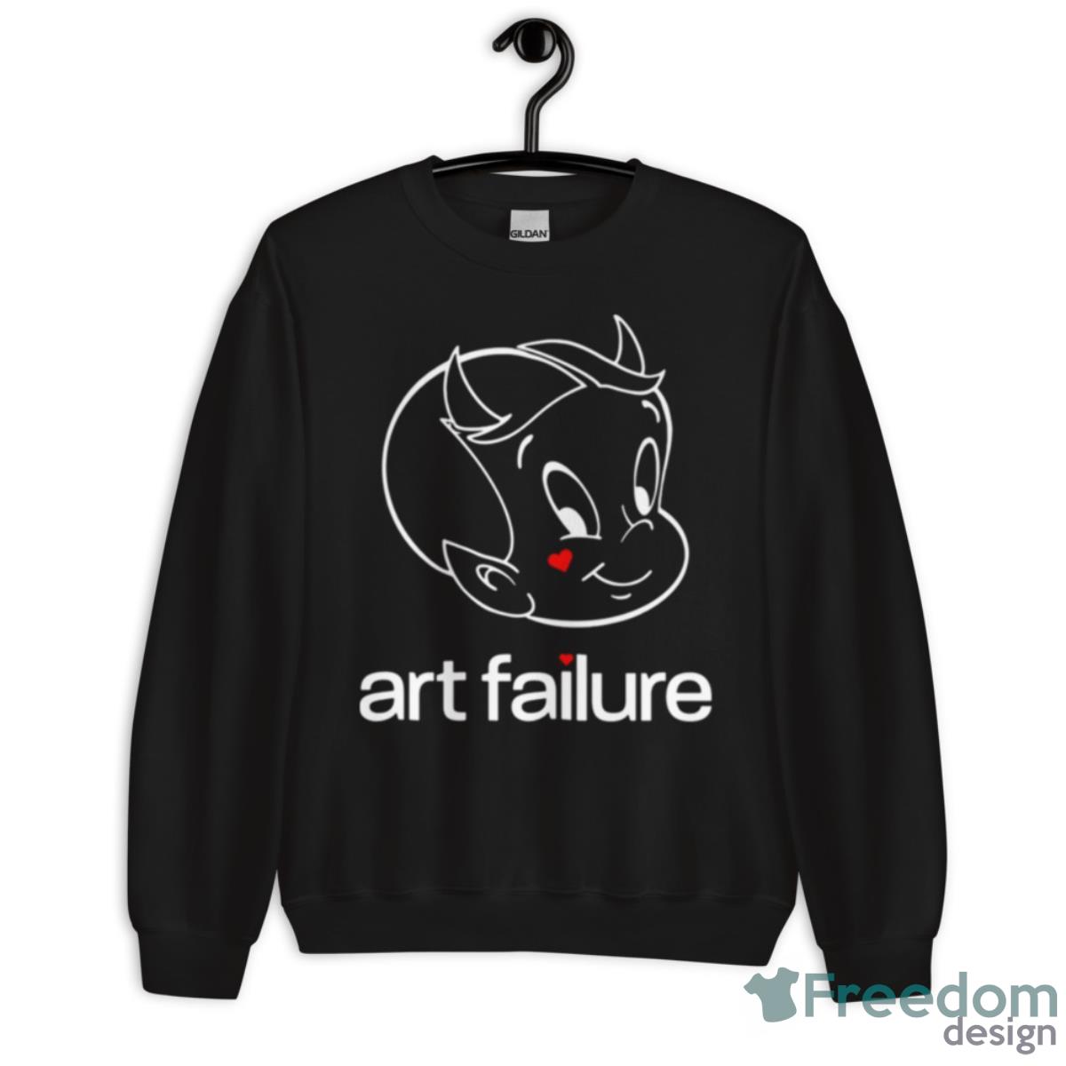 Art Failure Whitered Logo Richie Rich Shirt - Unisex Crewneck Sweatshirt