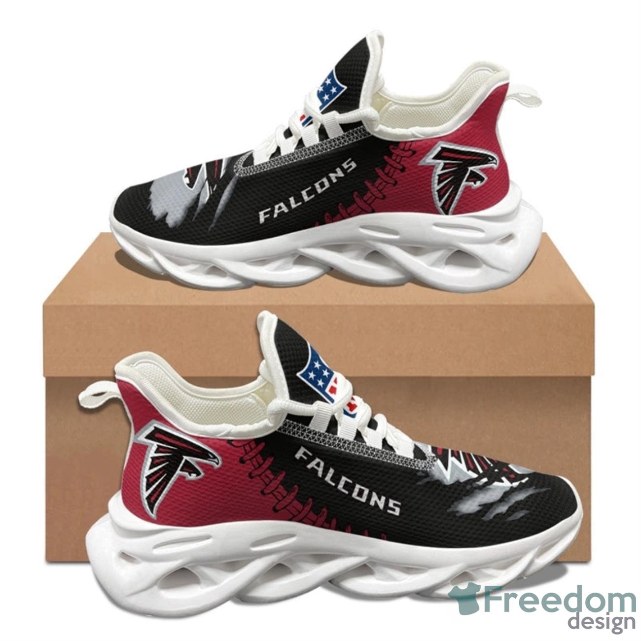 Atlanta Falcons NFL Max Soul Sneakers Running Shoes Product Photo 1