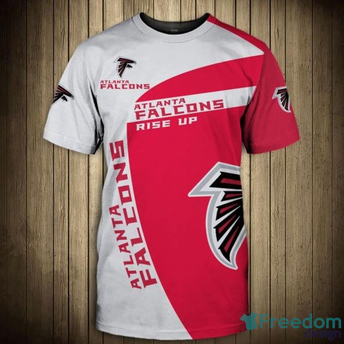 Atlanta Falcons Shirt 3D Rise Up For Men And Women Product Photo 1