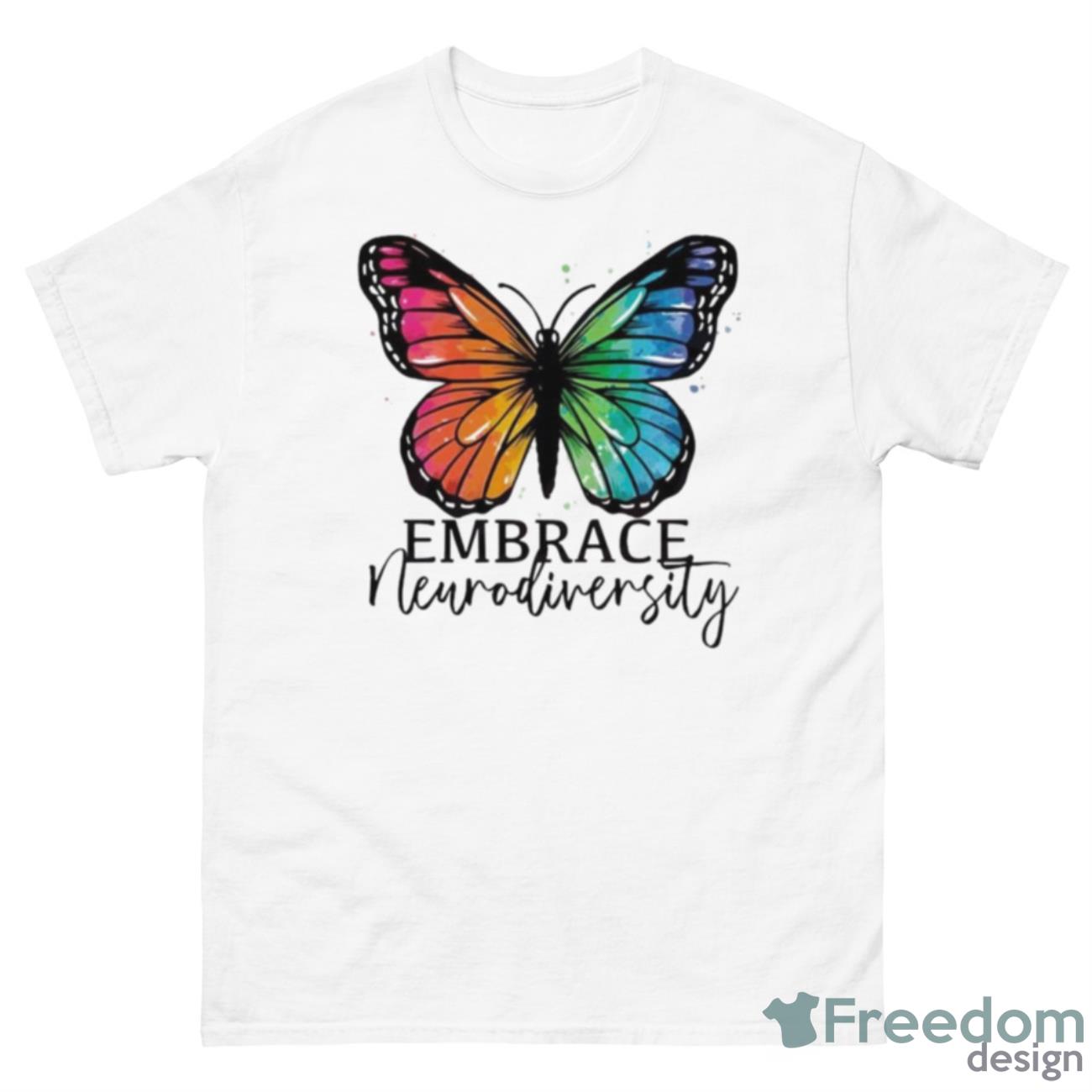 Autism Acceptance Embrace Neurodiversity Shirt - 500 Men’s Classic Tee Gildan