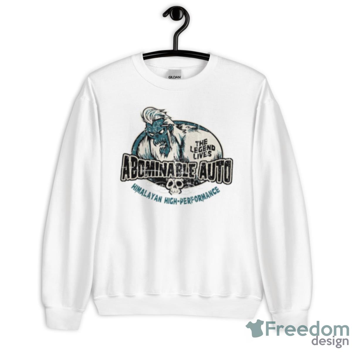 Auto Scoop Abominable Shirt - Unisex Heavy Blend Crewneck Sweatshirt