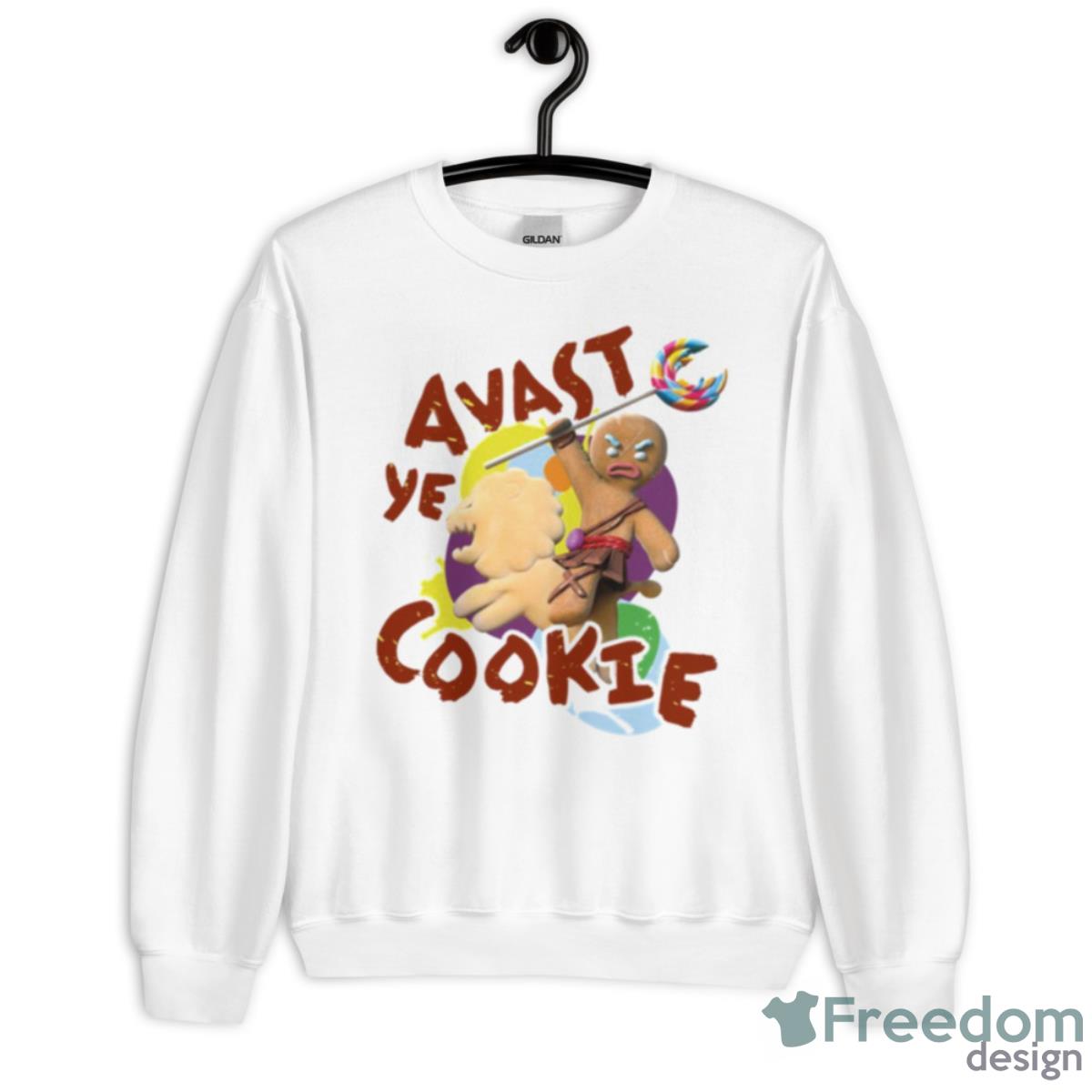 Avast Ye Cookie Shirt - Unisex Heavy Blend Crewneck Sweatshirt