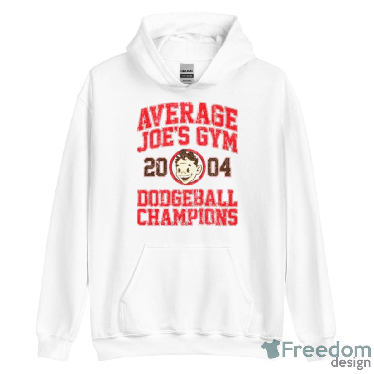 Average Joe’s Gym 2004 Dodgeball Champion Variant Shirt - Unisex Heavy Blend Hooded Sweatshirt