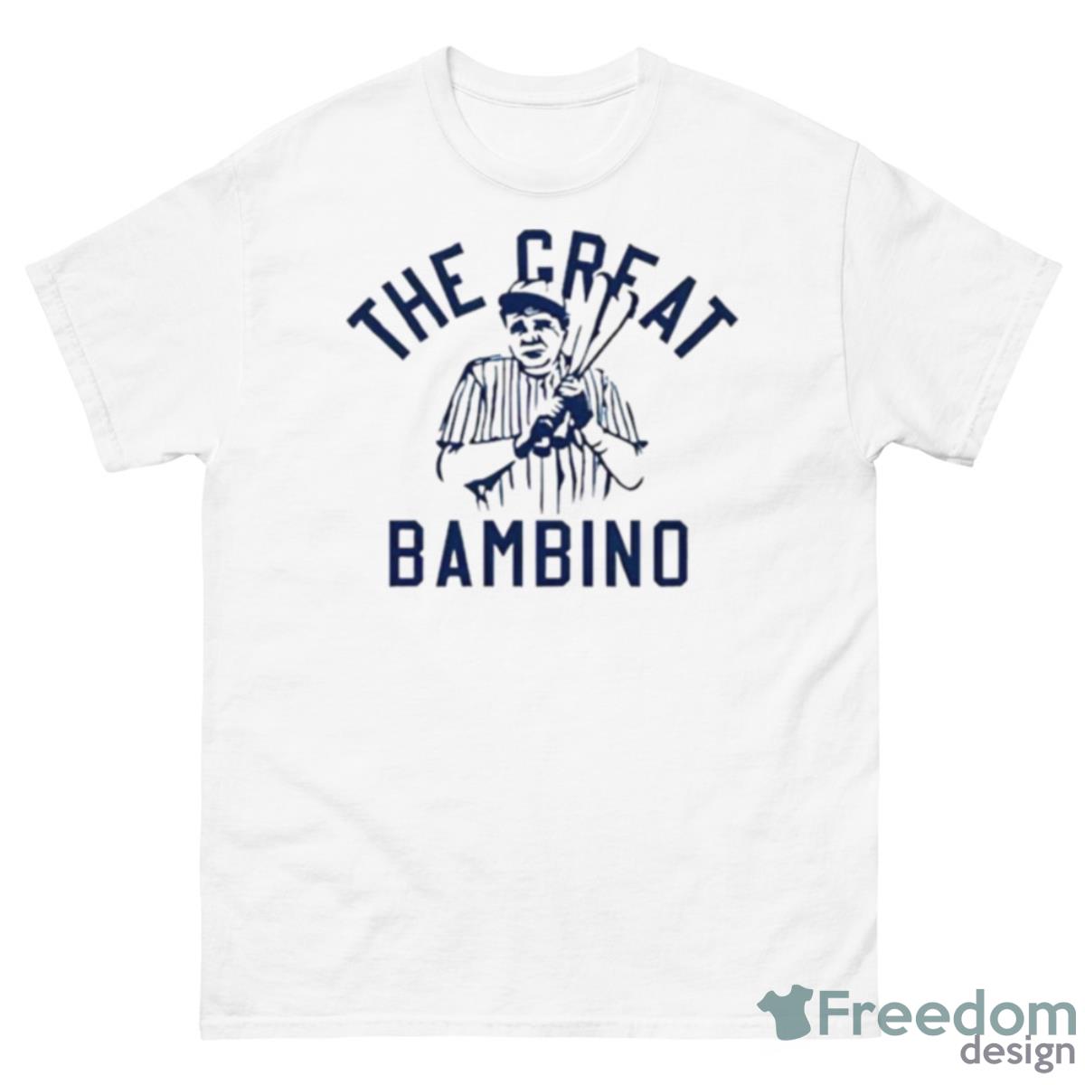 Babe Ruth The Great Bambino Shirt - 500 Men’s Classic Tee Gildan