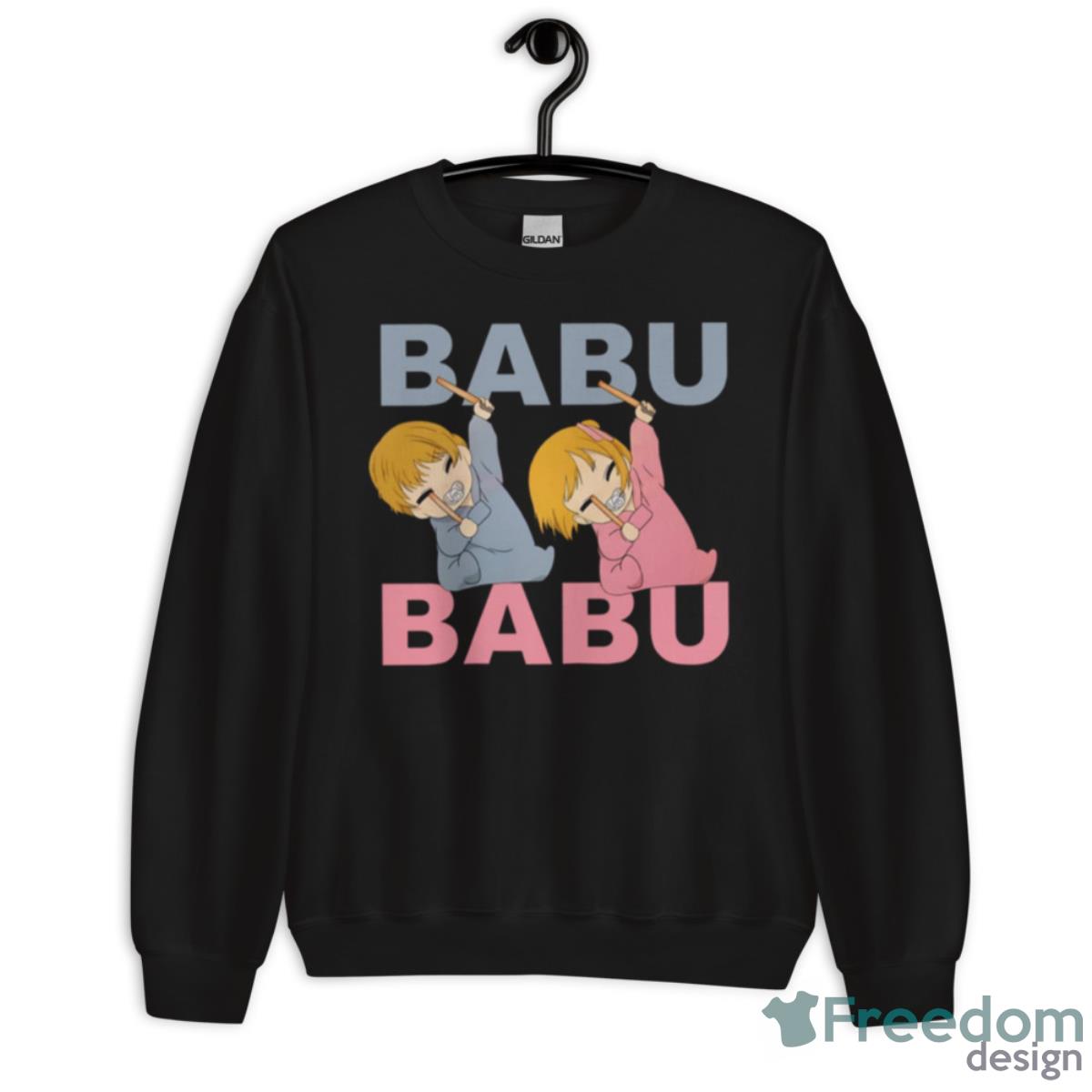 Babu Babu Oshi No Ko Babies Illustration Shirt - Unisex Crewneck Sweatshirt