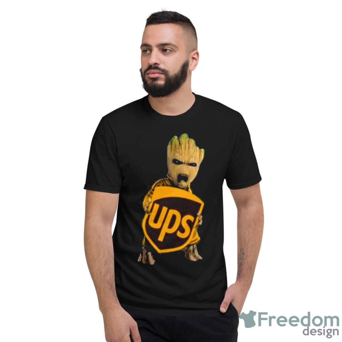 Baby Groot Angry USP Logo Shirt - Short Sleeve T-Shirt