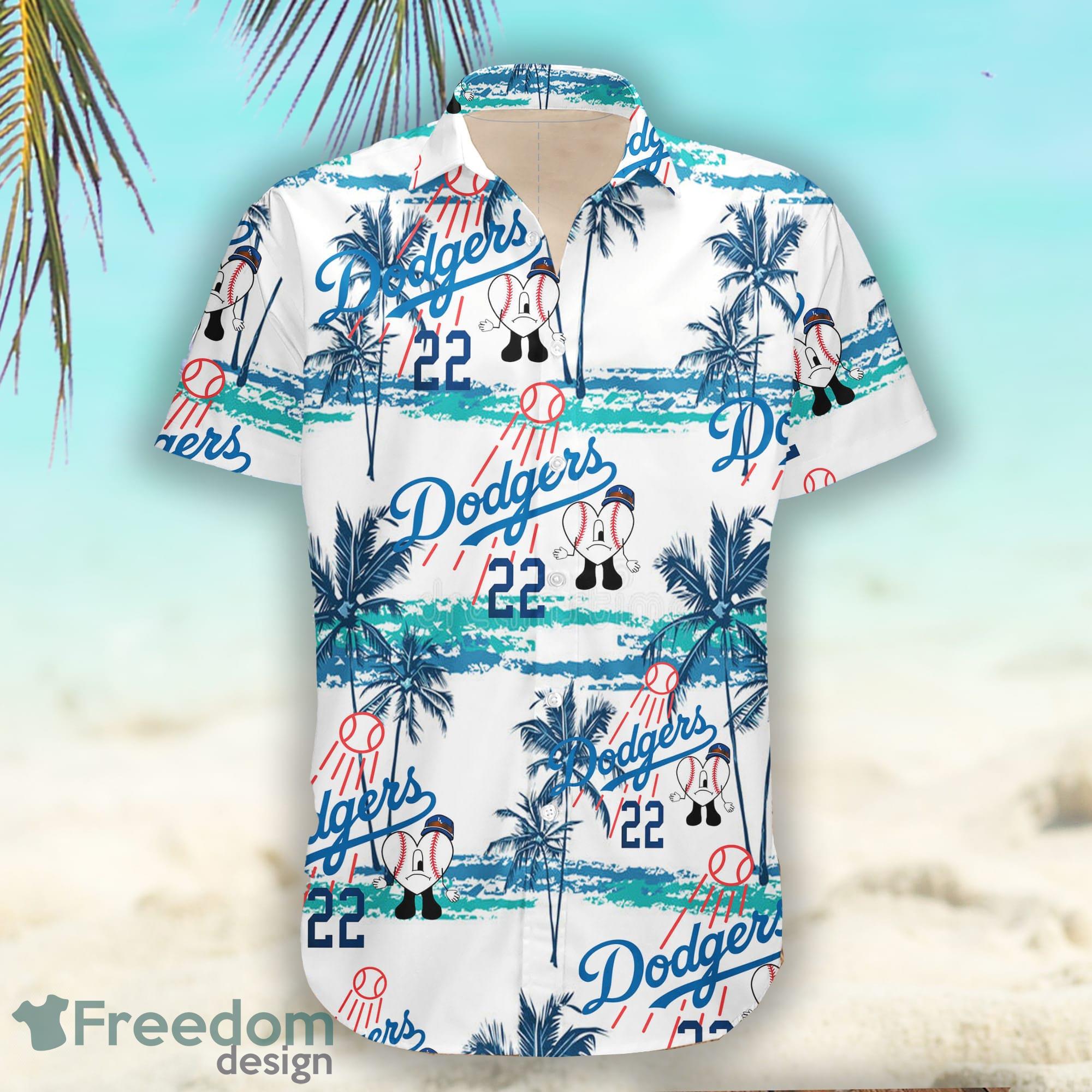 Bad Bunny Dodgers Hawaiian Shirt For Fans