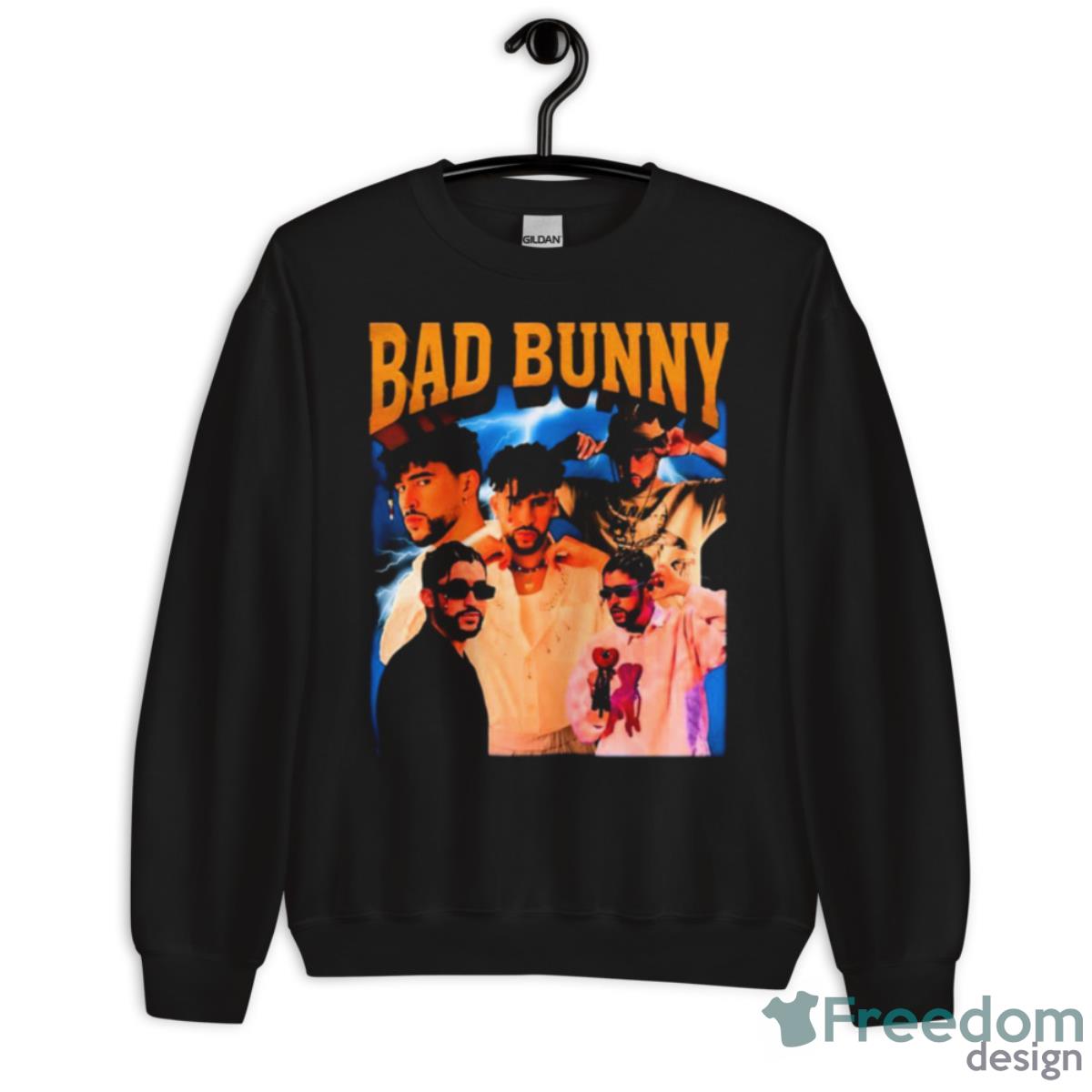 Bad Bunny Puerto Rican Rap Music Bootleg Shirt - Unisex Crewneck Sweatshirt