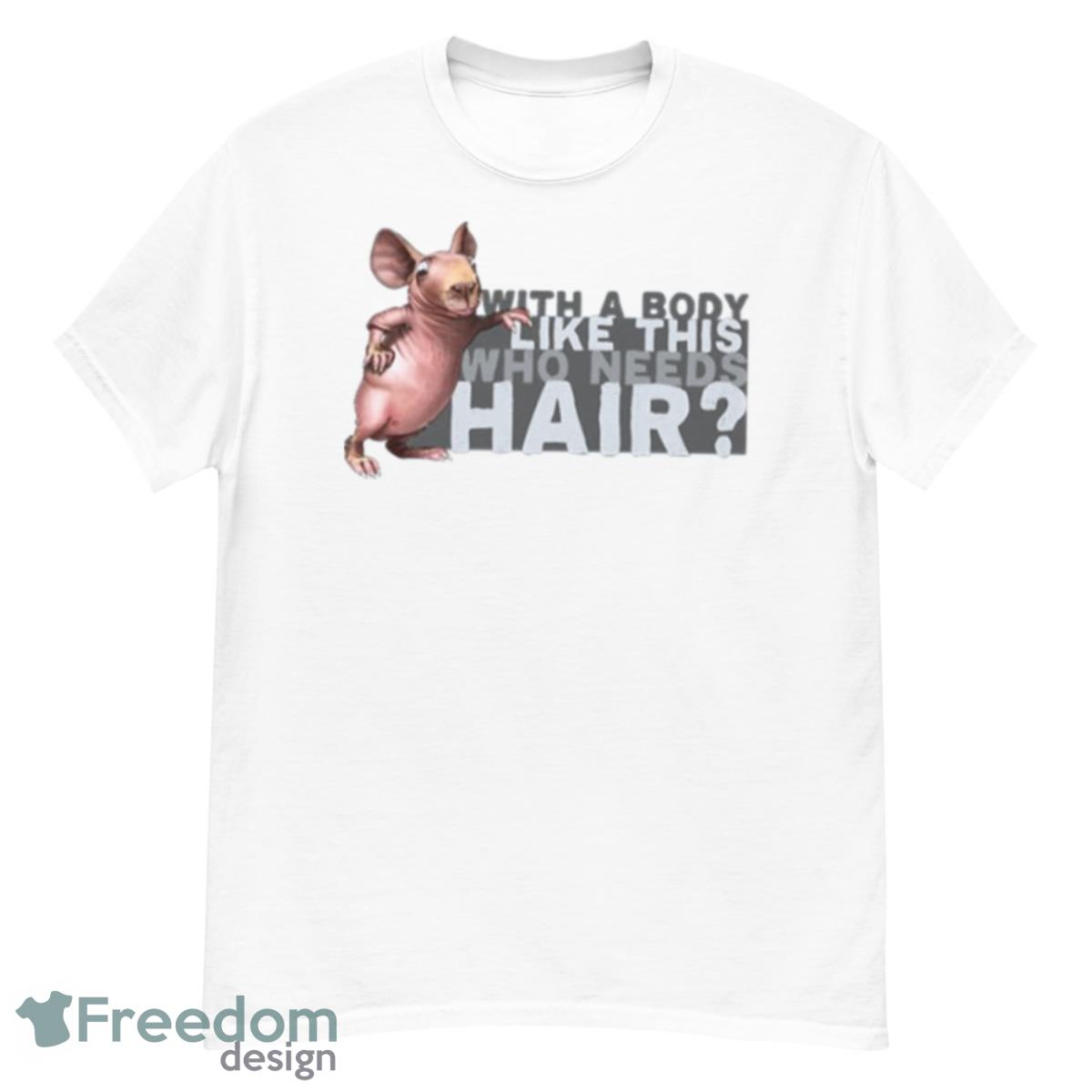 Bald Bald Head Irony Funny Funny Saying Graphic Shirt - G500 Men’s Classic T-Shirt