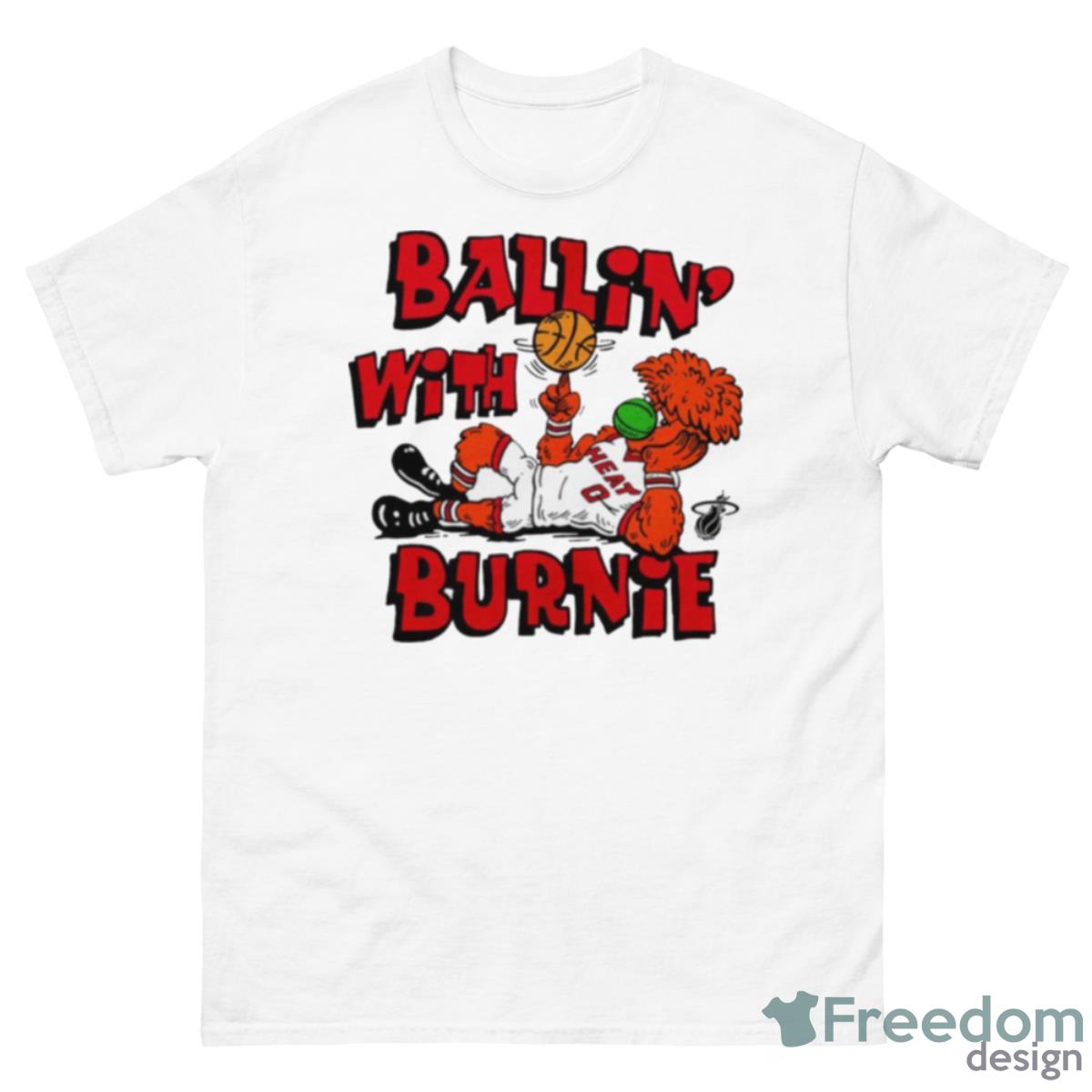 Ballin’ With Burnie Miami HeaShirt - 500 Men’s Classic Tee Gildan