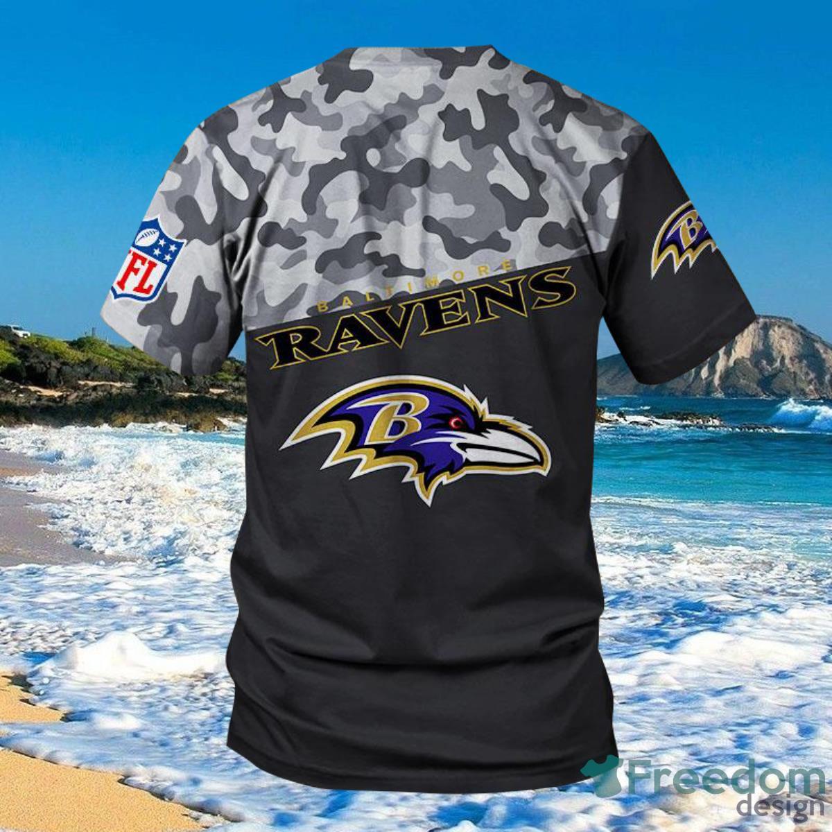 Baltimore Ravens Military Shirt 3D For Men And Women Product Photo 2