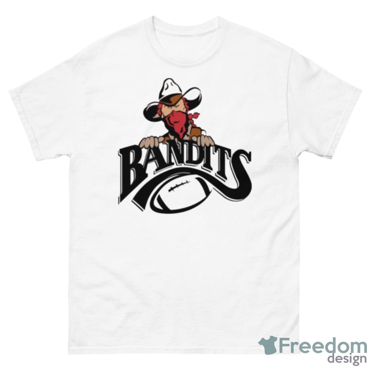 Bandits Football Rugby Logo Shirt - 500 Men’s Classic Tee Gildan